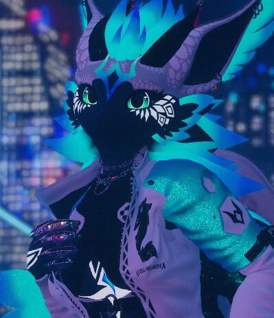 A portrait of Astral Melodia
